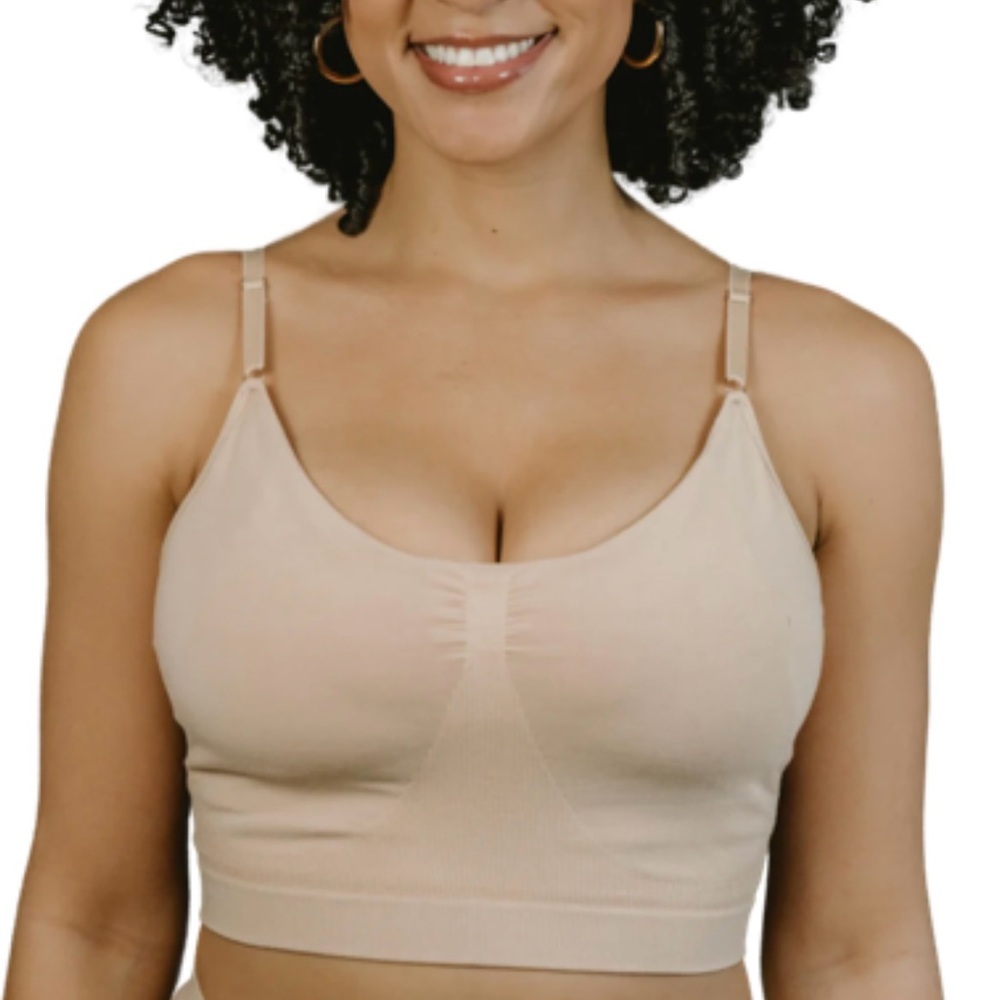 NWOT tan pumping and nursing bralette